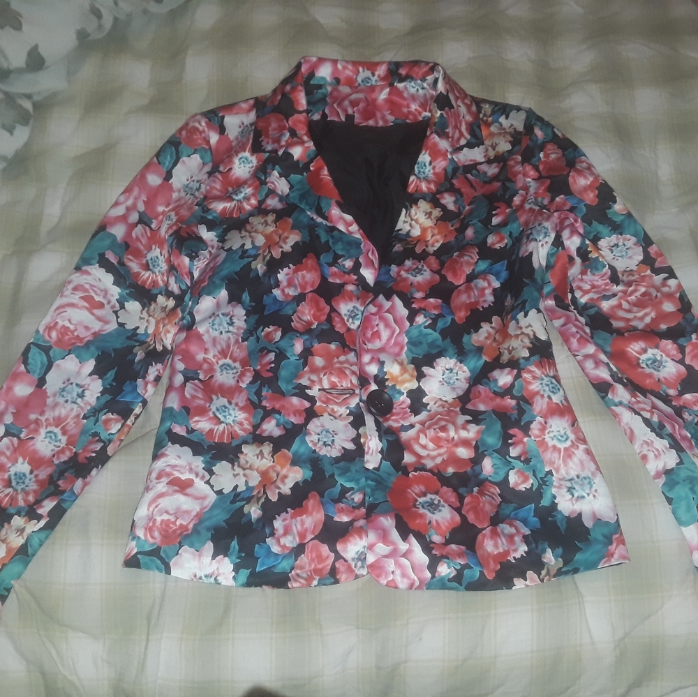Floral Blazer